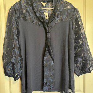 Cato's Women's Lacy Blouse